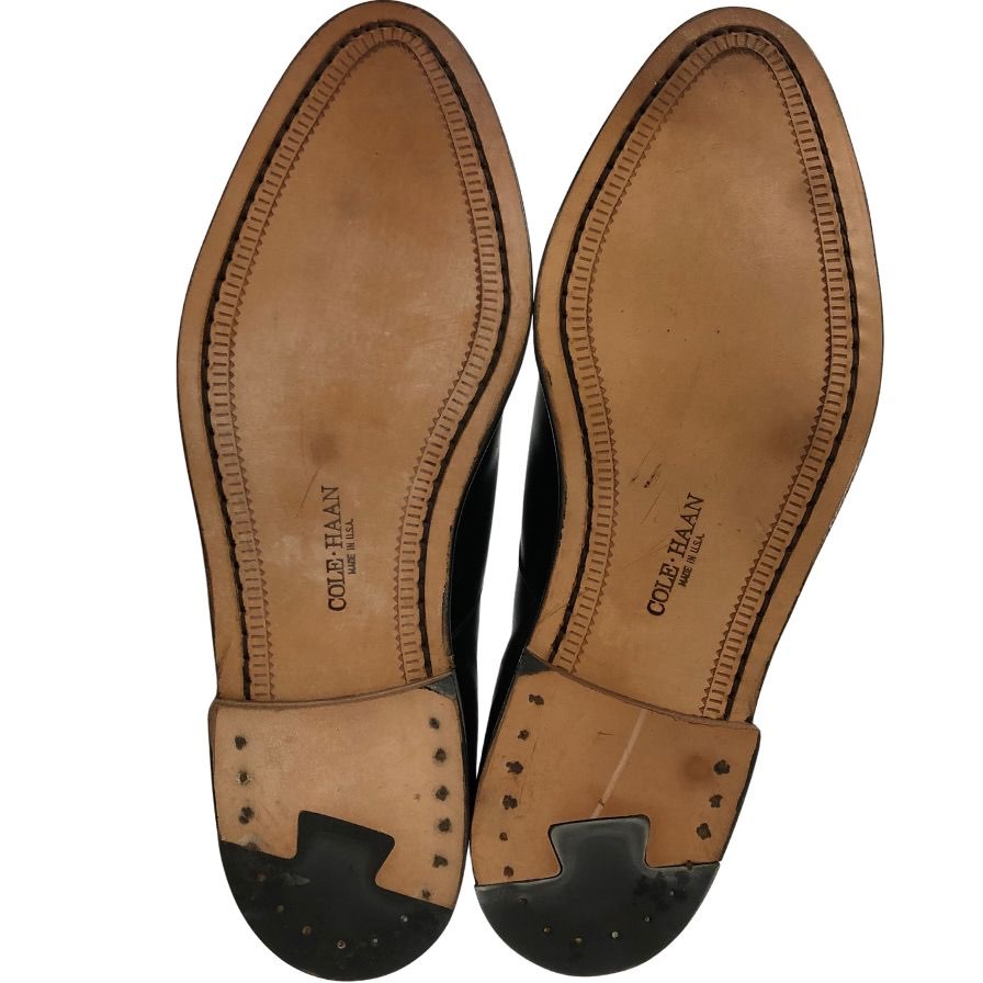 コールハーン レザーシューズ ストレートチップ メンズ ブラック サイズ10 COLE HAAN 約28.0cm【AFC47】