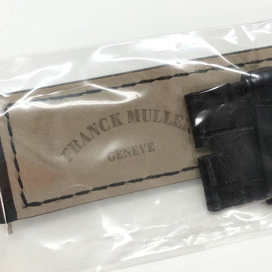 フランクミュラー ロングアイランド 1000用 ベルト ブラック系 FRANCK MULLER【AFI7】