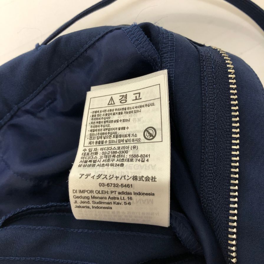 アディダス ウーブン バレルパンツ ネイビー メンズ サイズM ADIDAS 【AFB44】