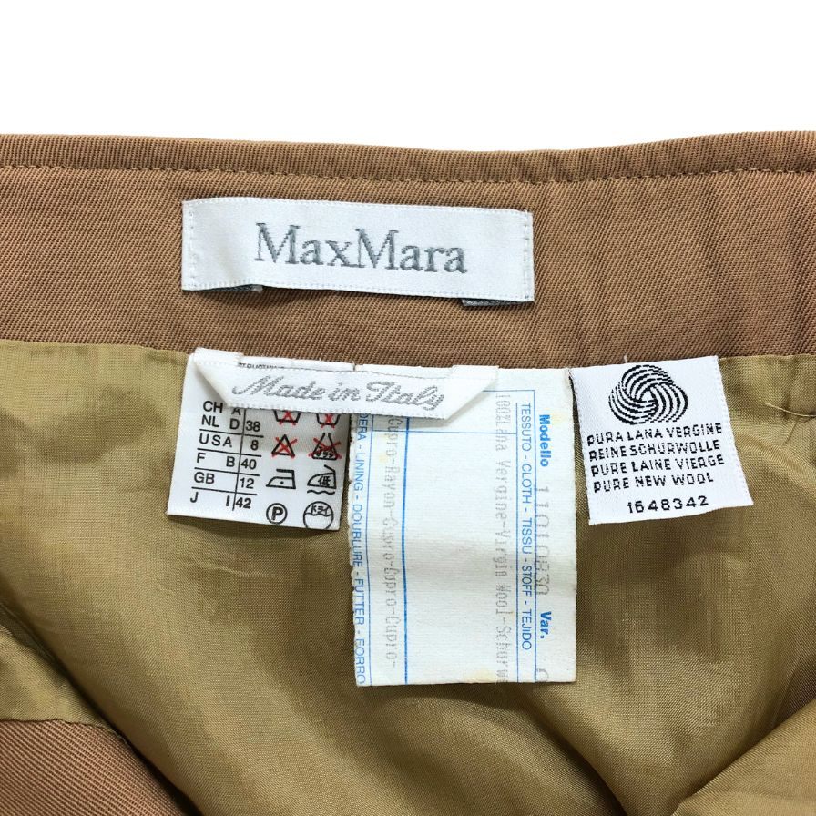 マックスマーラ タイトスカート カーキ レディース サイズ42 MAX MARA【AFB7】
