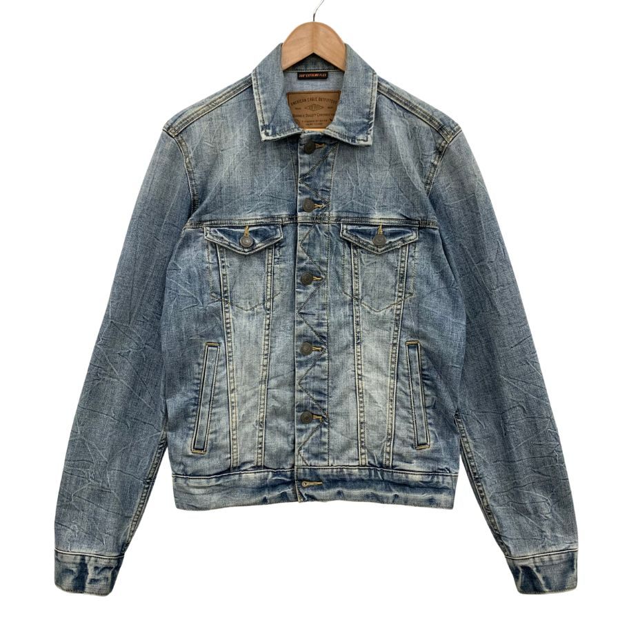 中古◆アメリカンイーグル ジャケット デニムジャケット ブルー サイズXS メンズ American Eagle 【AFB27】