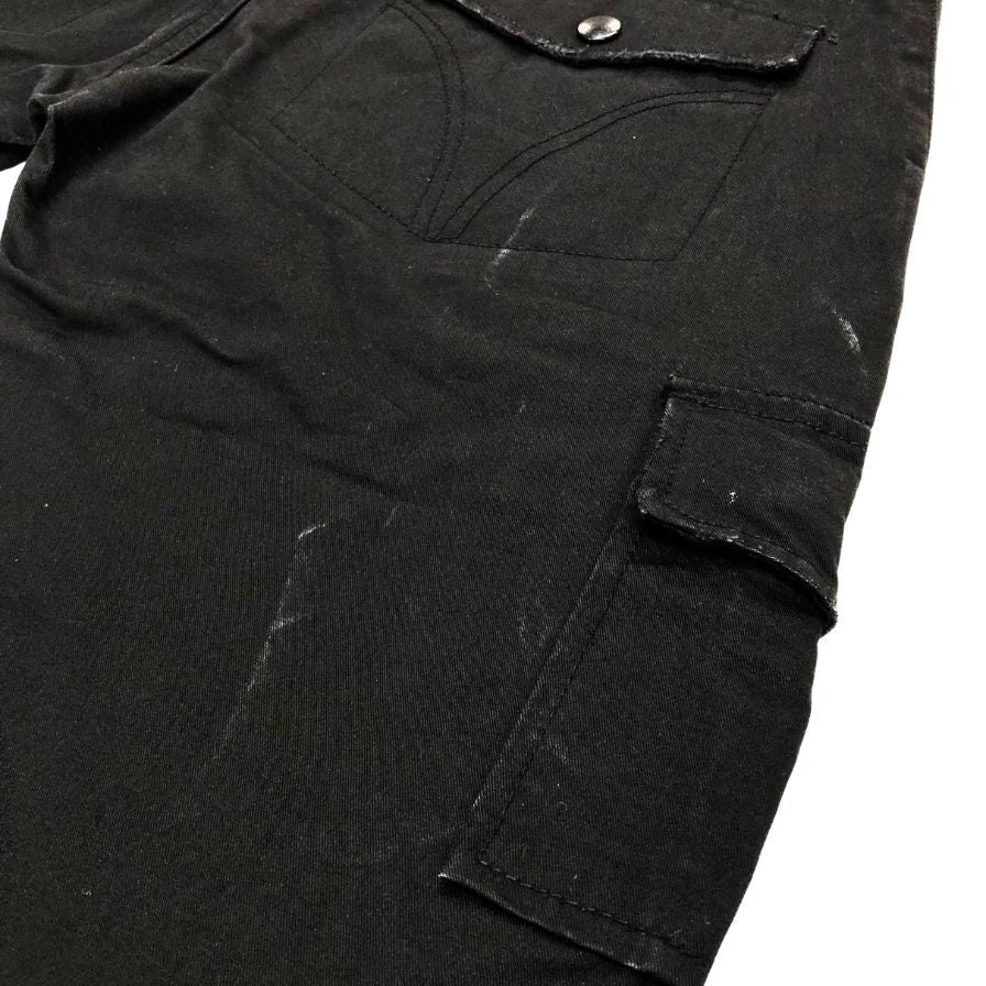 コムデギャルソン オム カーゴパンツ ブラック メンズ サイズ2 COMME des GARCONS HOMME 【AFB12】