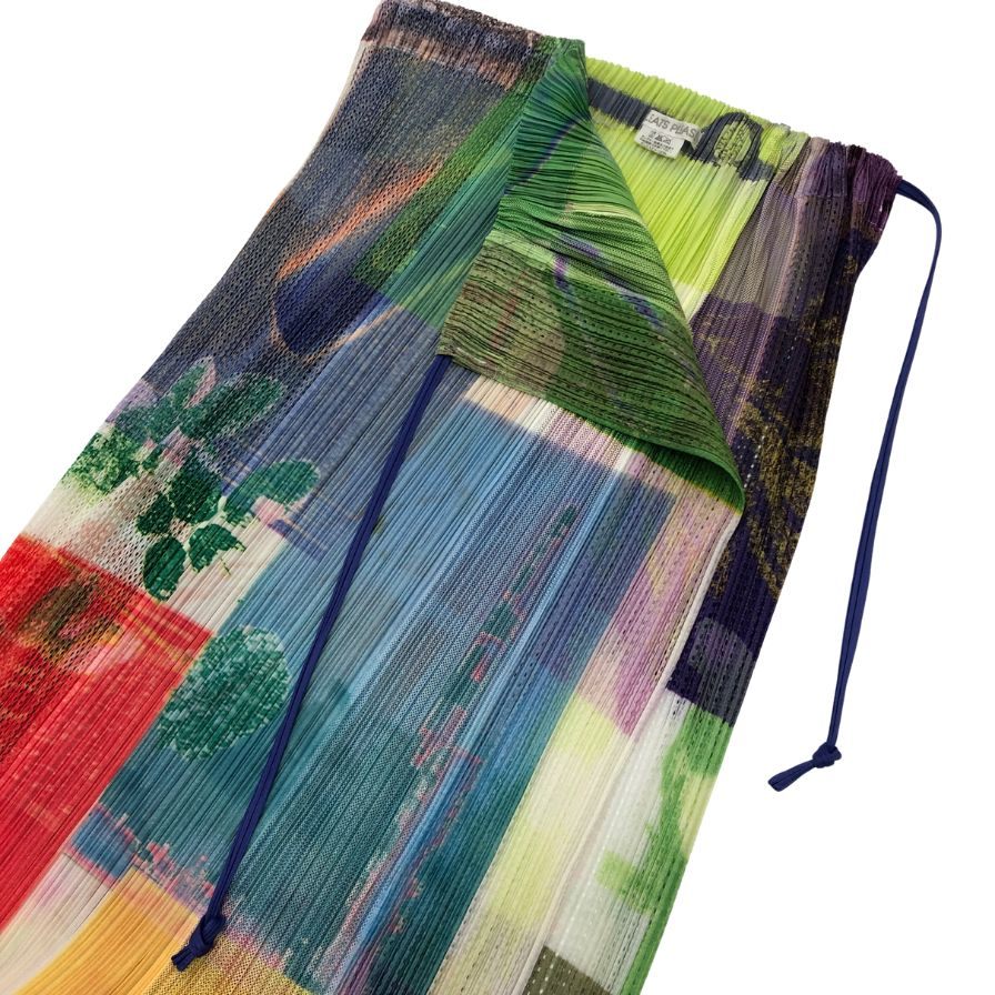 プリーツプリーズ イッセイミヤケ ラップスカート マルチカラー レディース サイズF PP12-JG618 PLEATS PLEASE ISSEY MIYAKE【AFB41】
