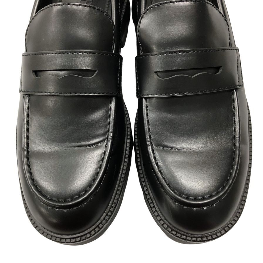 ザラ トラックソール ローファー 42サイズ ブラック ZARA 約26.5cm【AFC46】