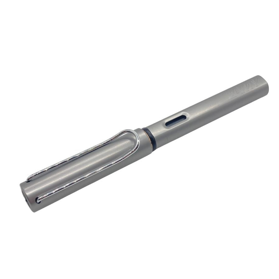 ラミー 万年筆 サファリ シルバー Fニブ LAMY【AFI9】