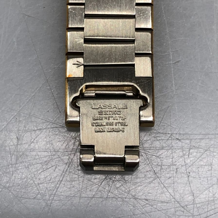 セイコー ラサール クオーツ スクエア ゴールド レディース 6730-5749 SEIKO【AFI8】