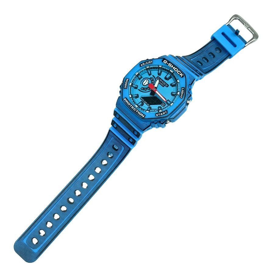 カシオ 腕時計 Gショック マンガ GA-2100MNG クォーツ ブルー メンズ CASIO【AFI13】
