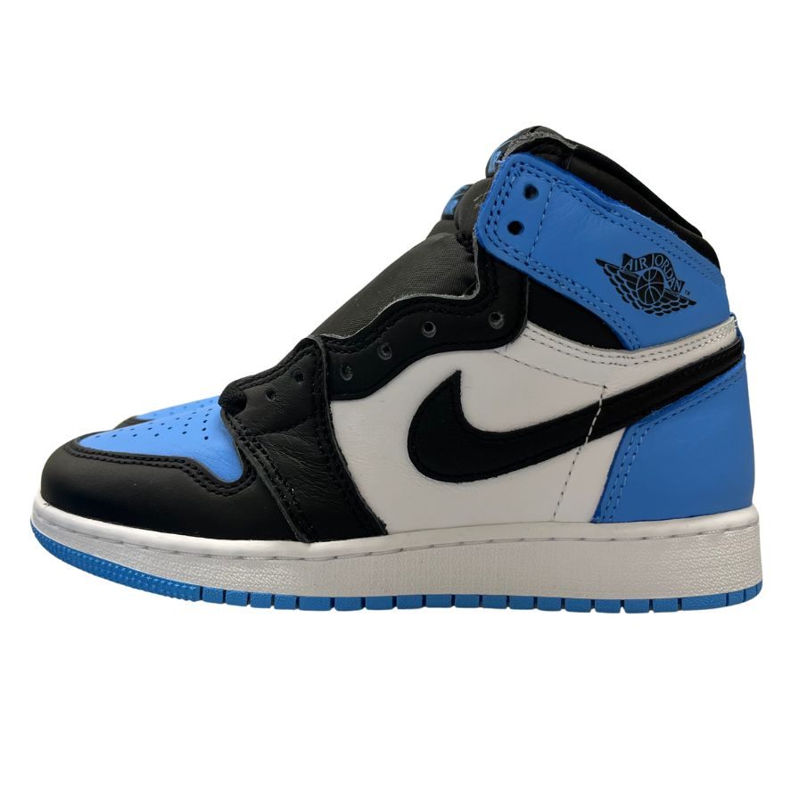 未使用◆ナイキ スニーカー エアジョーダン レトロ ハイ FD1437-400 サイズ22.5cm ホワイト ブルー ブラック NIKE AIR JORDAN 1 RETRO HIGH OG GS【AFD6】