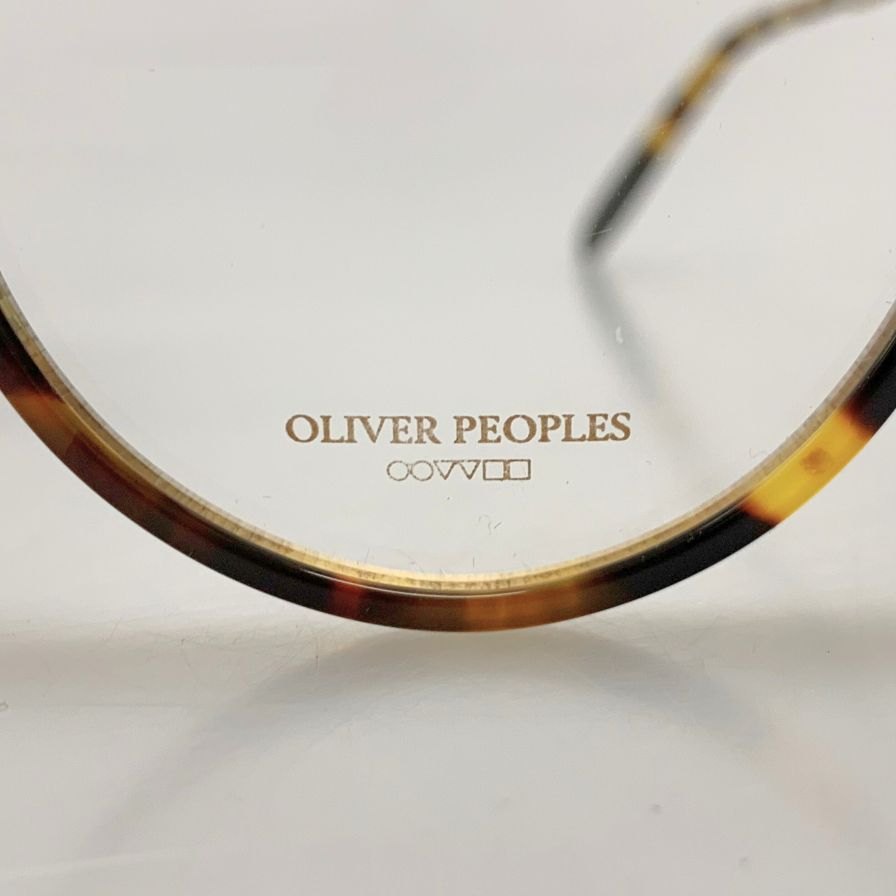 オリバーピープルズ メガネ 505 リミテッドエディション 47□24-142 べっ甲×ゴールド OLIVER PEOPLES【AFI2】
