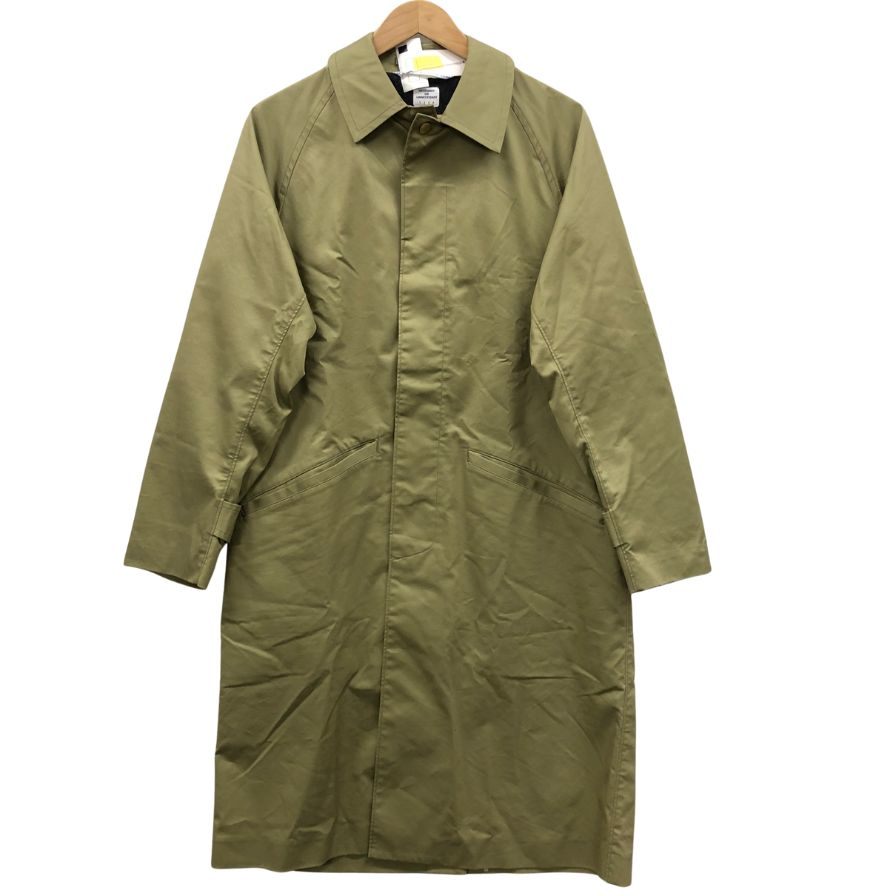 美品◆ネセサリー オア アンネセサリー ナウン ロングコート グリーン系 メンズ サイズL NECESSARY or UNNECESSARY N.O.UN 【AFA3】
