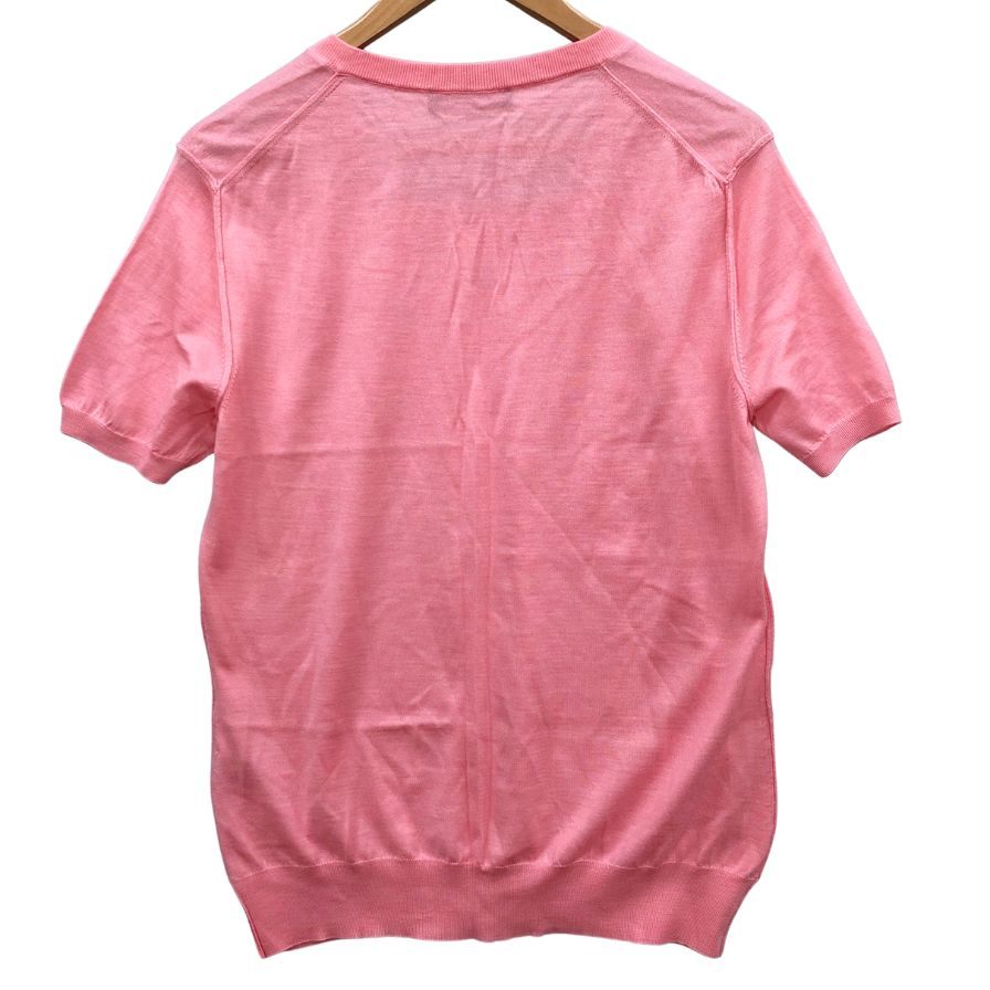 極美品◆ドルチェ&ガッバーナ 半袖トップス レディース カシミア70% シルク30% サイズ44 ピンク DOLCE&GABBANA 【AFB44】