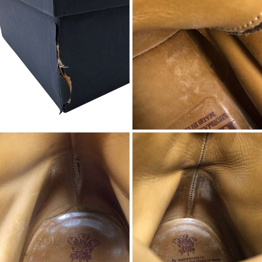 トリッカーズ カントリーブーツ 2508 モールトン スエード サイズUK7 ブラウン Tricker`s ブーツ 約25.5cm【LA】【中古】