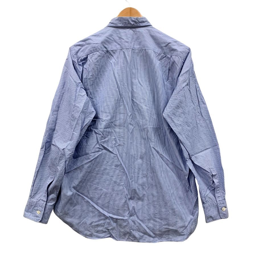 中古◆コムデギャルソン オム 長袖シャツ ストライプ切替 メンズ サイズS HQ-B003 comme des garcons homme 【AFB49】