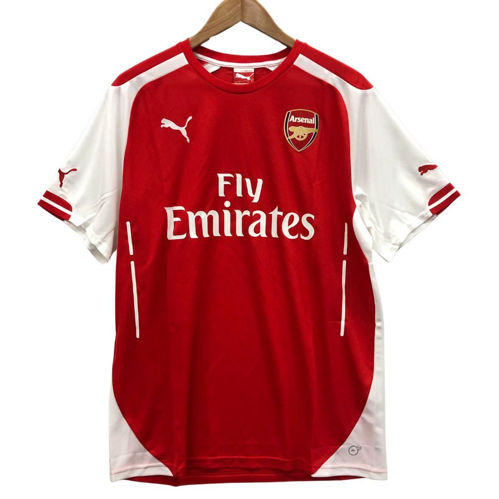 新品同様◆プーマ 半袖Tシャツ ユニフォーム アーセナル 2014/2015 ユニセックス サイズL PUMA 【AFB21】