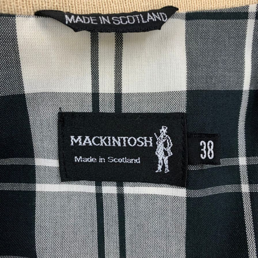 美品◆マッキントッシュ ブルゾン フライトジャケット コーデュロイ スコットランド製 メンズ ベージュ サイズ38 MACKINTOSH 【AFF19】