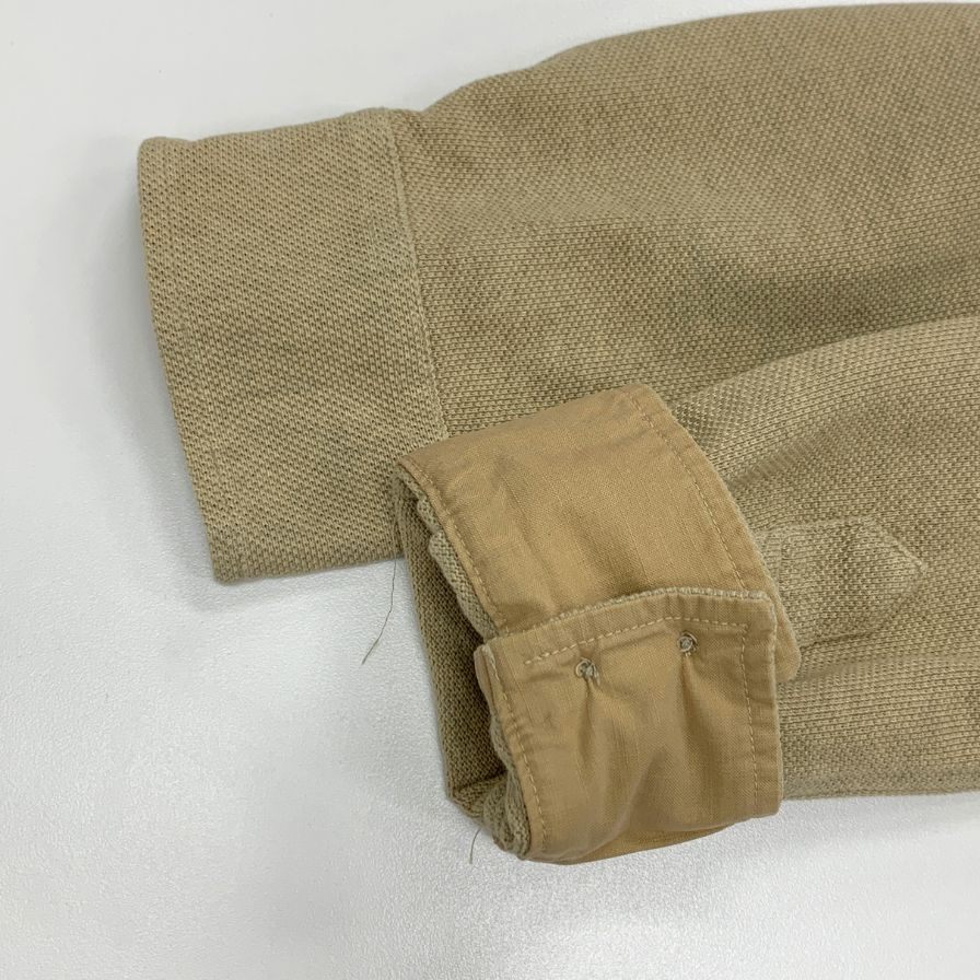 美品◆ダブルアールエル ラルフローレン ワークシャツ エポーレット メンズ サイズS ベージュ RRL RALPH LAUREN 【AFB18】