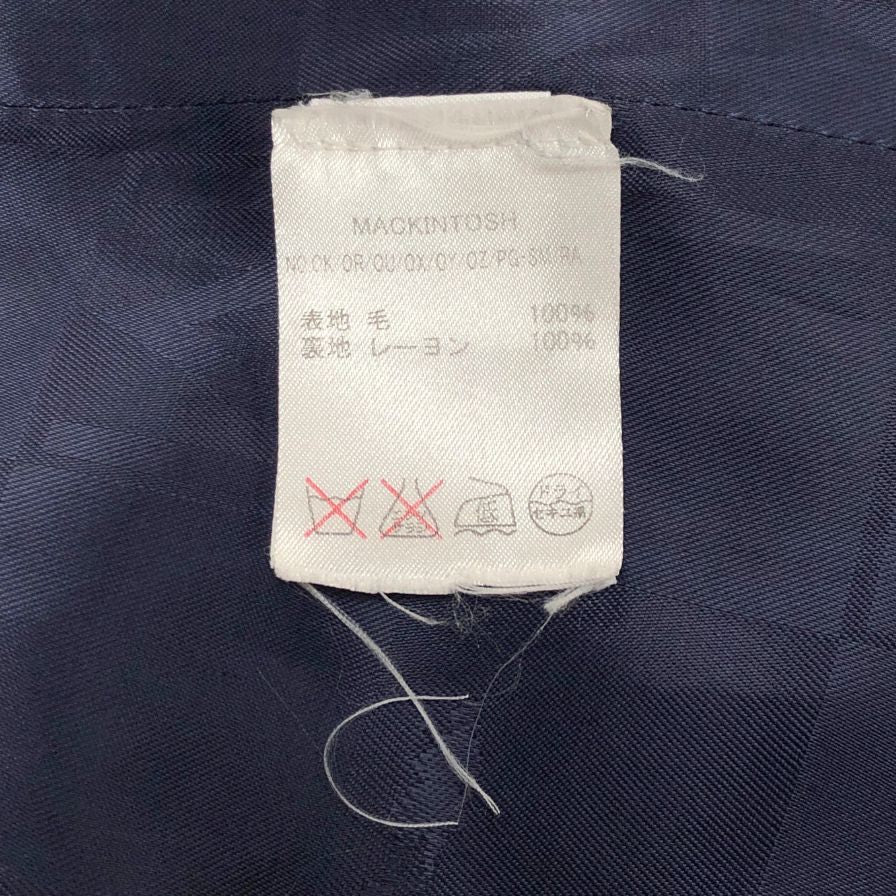 マッキントッシュ コート ダンケルド ロロピアーナ ウール メンズ ネイビー サイズ36 MACKINTOSH【LA】