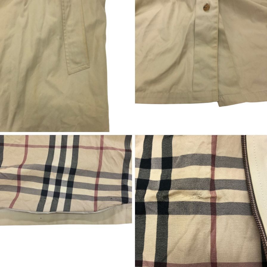 中古◆バーバリー ロンドン コート ステンカラーコート サイズ92-170-6 ベージュ ユニセックス Burberry LONDON 【AFA15】