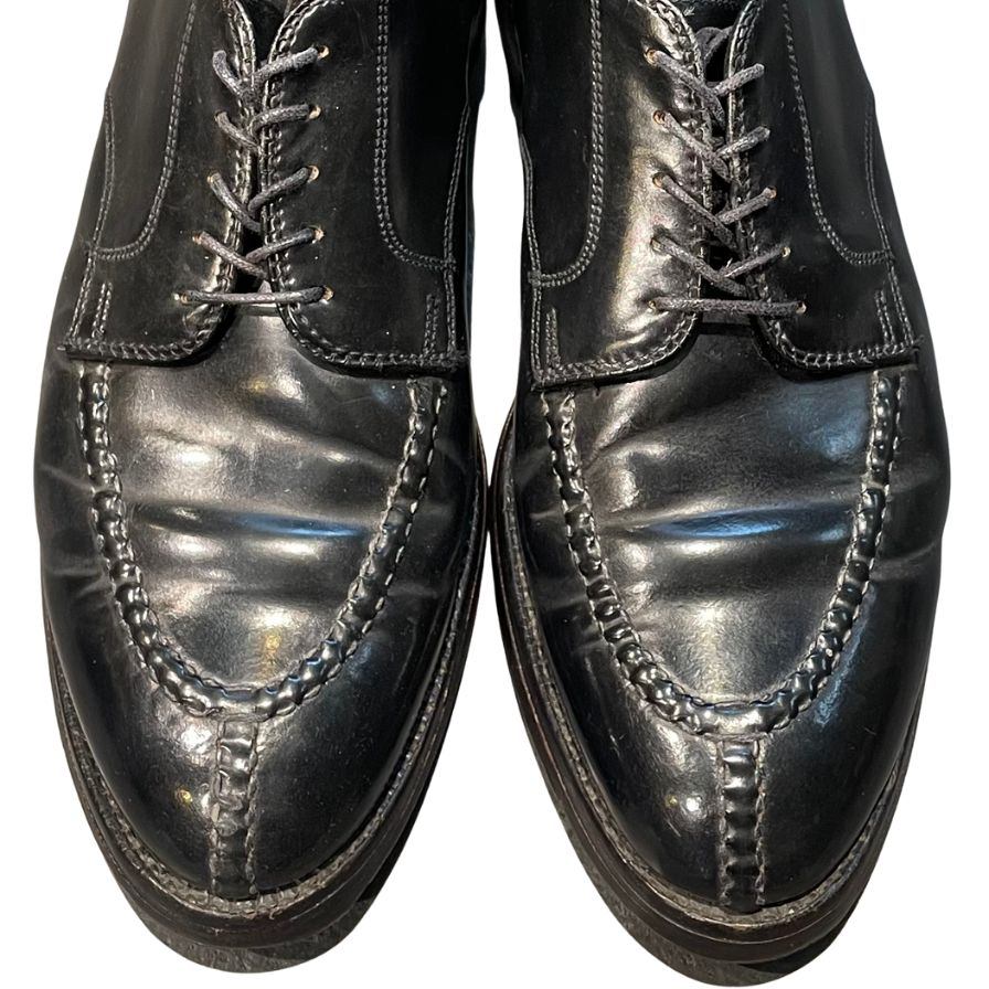 オールデン レザーシューズ 2211 NST Uチップ コードバン ブラック メンズ サイズUS10D ALDEN ビジネスシューズ 約28.0cm【LA】【中古】