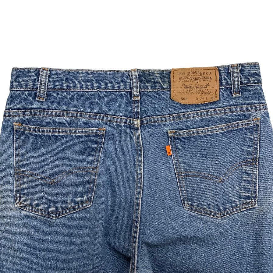 リーバイス デニム 505 90S ボタン裏864 インディゴ メンズ サイズ W34 L32 LEVI’S 【AFB44】