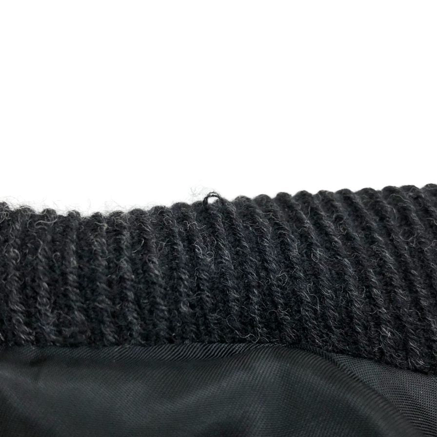 美品◆ファセッタズム ウールコート レザーポケット グレー系 サイズ1 レディース facetasm 【AFB8】