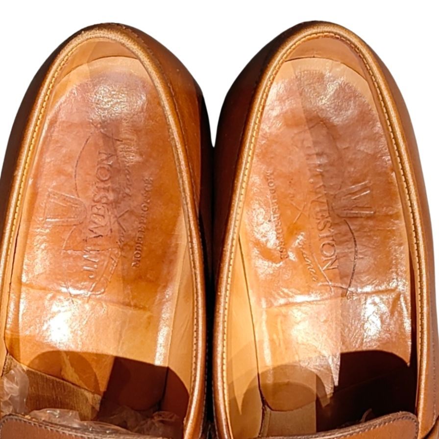 ジェイエムウエストン レザーシューズ シグニチャーローファー 180 タンブラウン メンズ サイズ4D J.M.WESTON 約23.0cm【LA】【中古】