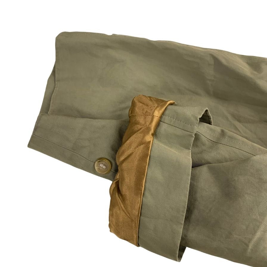 中古◆バーバリー バルカラーコート90年代 ライナー仕様 イングランド製 ベージュ メンズ サイズL程度 BURBERRY 【AFA6】