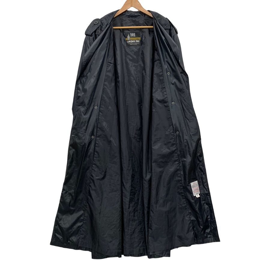 中古◆ロンドンフォグ バルカラーコート 70S ナイロン グレー メンズ サイズ 42 LONDON FOG 【AFA15】
