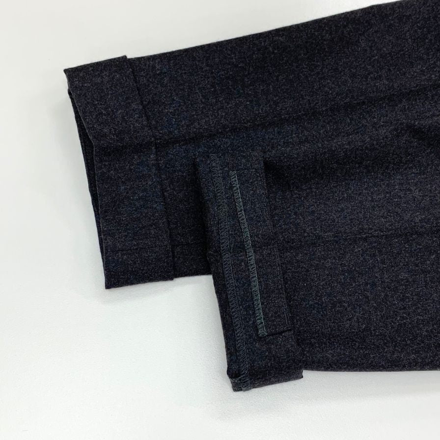 ジーティーアー COMFORT コンフォート スラックス テーパード ウール メンズ サイズ46 ダークグレー IL PANTALONE GTA 【AFB42】