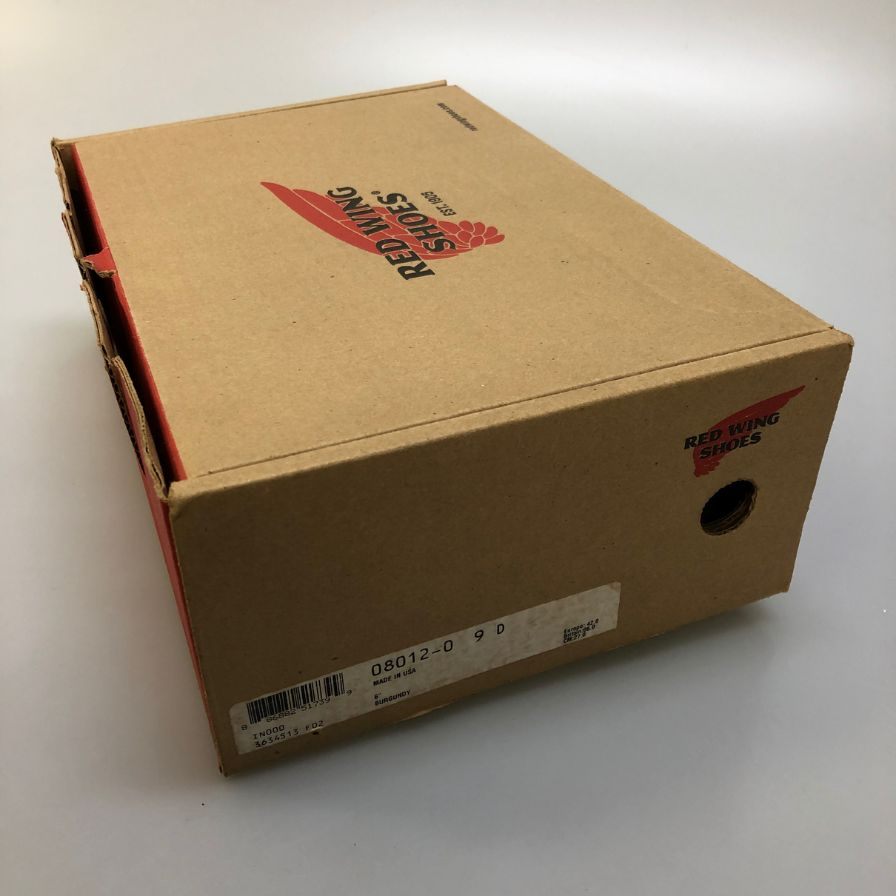 レッドウィング 13年製 レースアップブーツ 8012 アイアンレンジ マンソンラスト バーガンディ メンズ サイズ9D RED WING 約27.0cm【AFD9-2】
