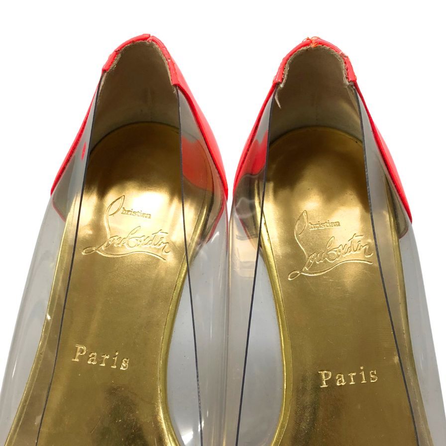 クリスチャンルブタン フラットシューズ ビニール レディース サイズ36 Christian Louboutin 約23.5cm【AFD2】