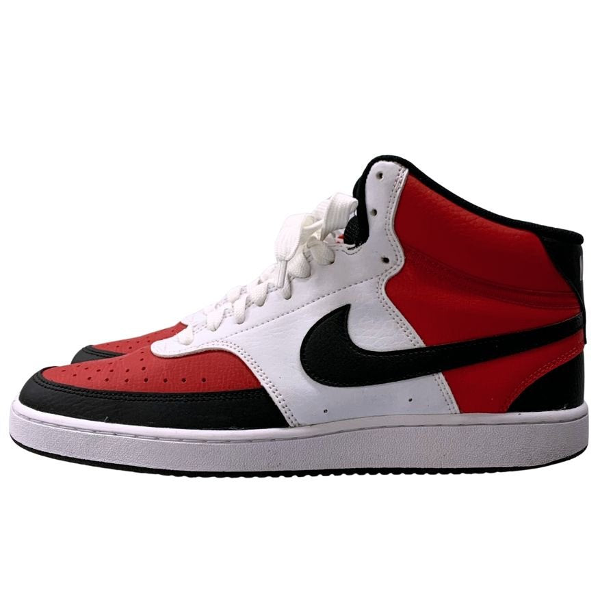 ナイキ コート ビジョン ミッド サテンレッド メンズ サイズ28.0 DM1186-600 Nike Court Vision Mid White Red Black 約28.0cm【AFC47】