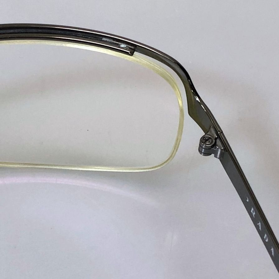 プラダ メガネ スチール フレーム 度付き SPR 78G 63□17 ユニセックス シルバー×ブラック PRADA【AFI27】