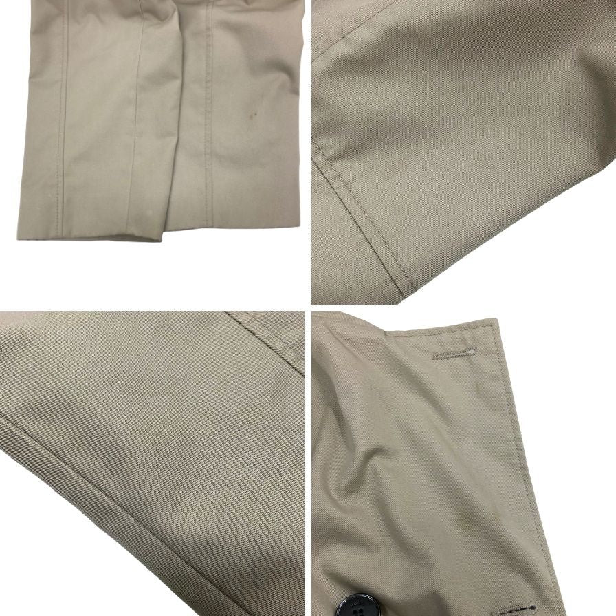 中古◆ヒューゴボス トレンチコート メンズ オリーブ サイズIT48 HUGOBOSS 【AFB25】