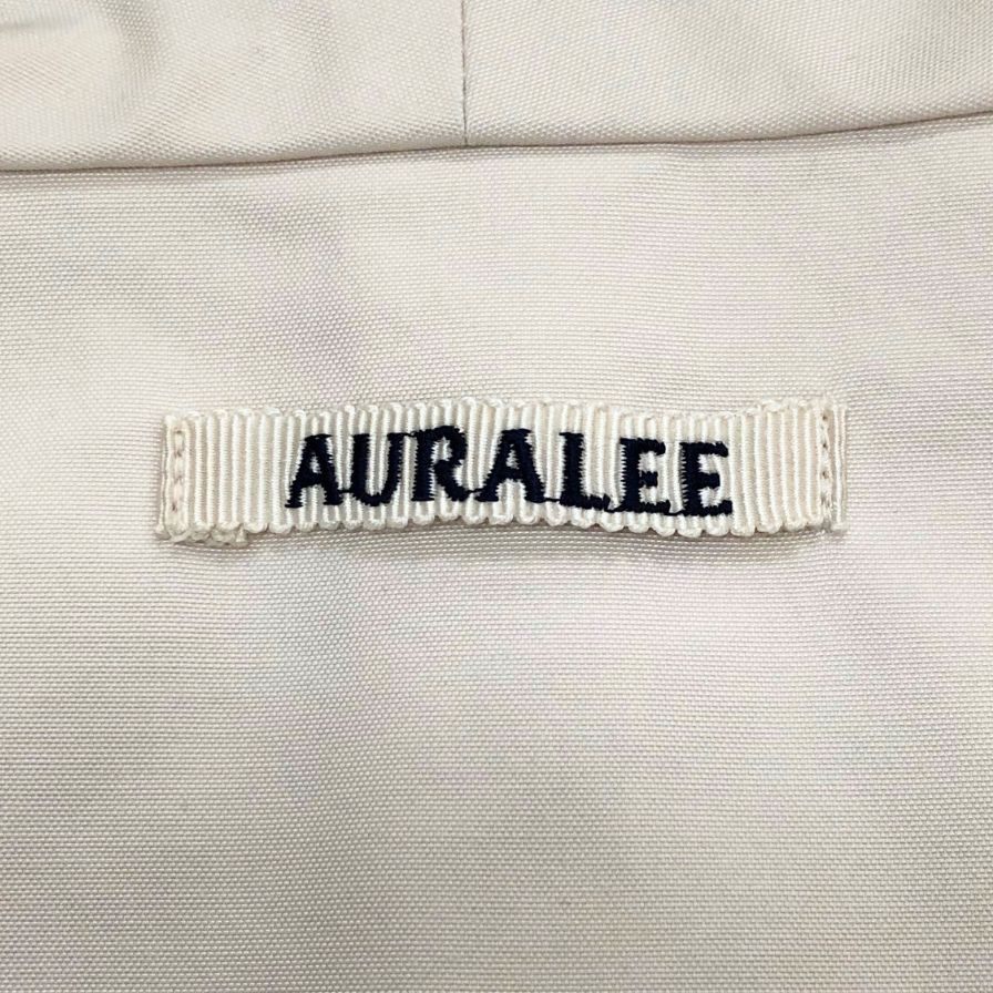 極美品◆オーラリー ジャケット ブルゾン A23SB02PC ポリエステル サイズ4 ホワイト メンズ AURALEE 【AFB32】