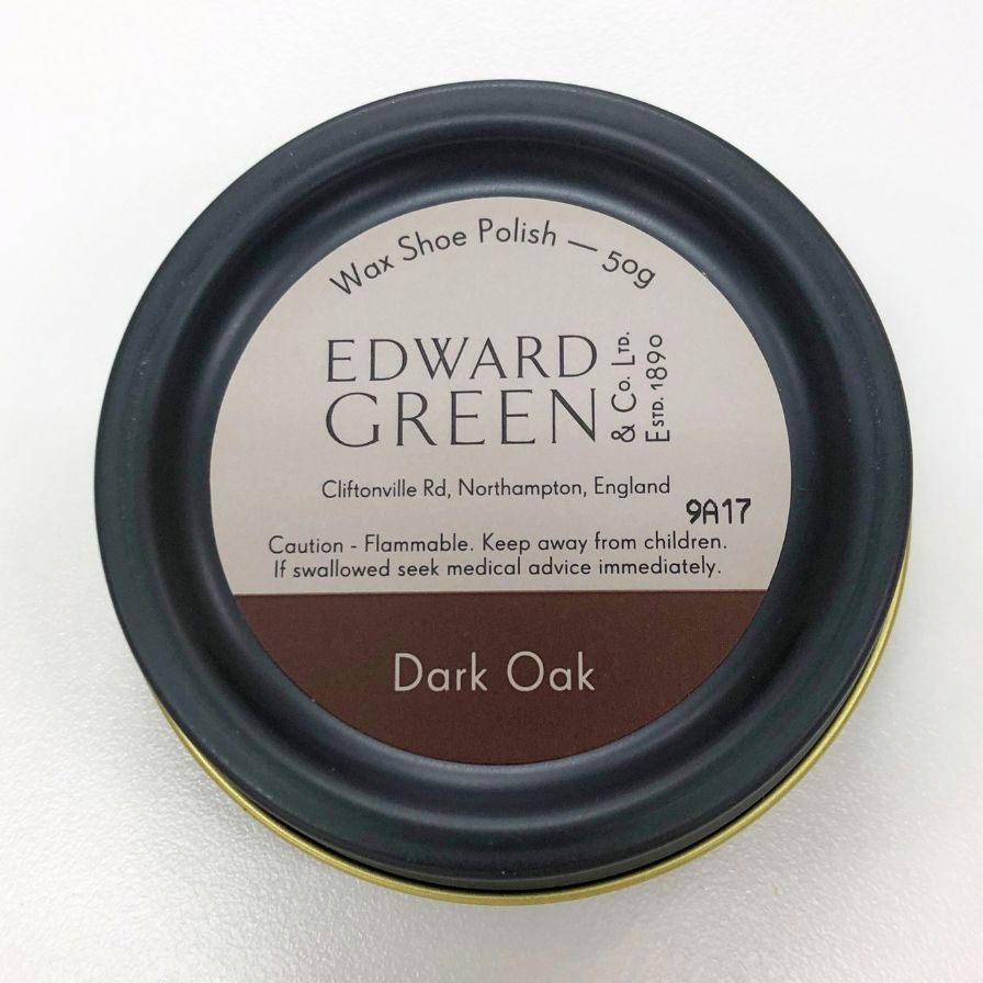 エドワードグリーン クリーム 補色 ワックス シュー ポリッシュ ダーク オーク 50g EDWARD GREEN Wax Shoe Polish 【AFI14】