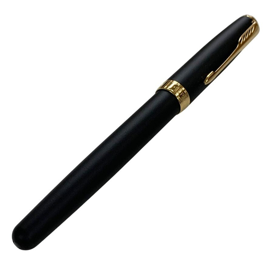 パーカー 万年筆 ソネット 細字 ペン先 18K 750 オリジナル M ブラック ゴールド GT PARKER SONNET【AFI18】