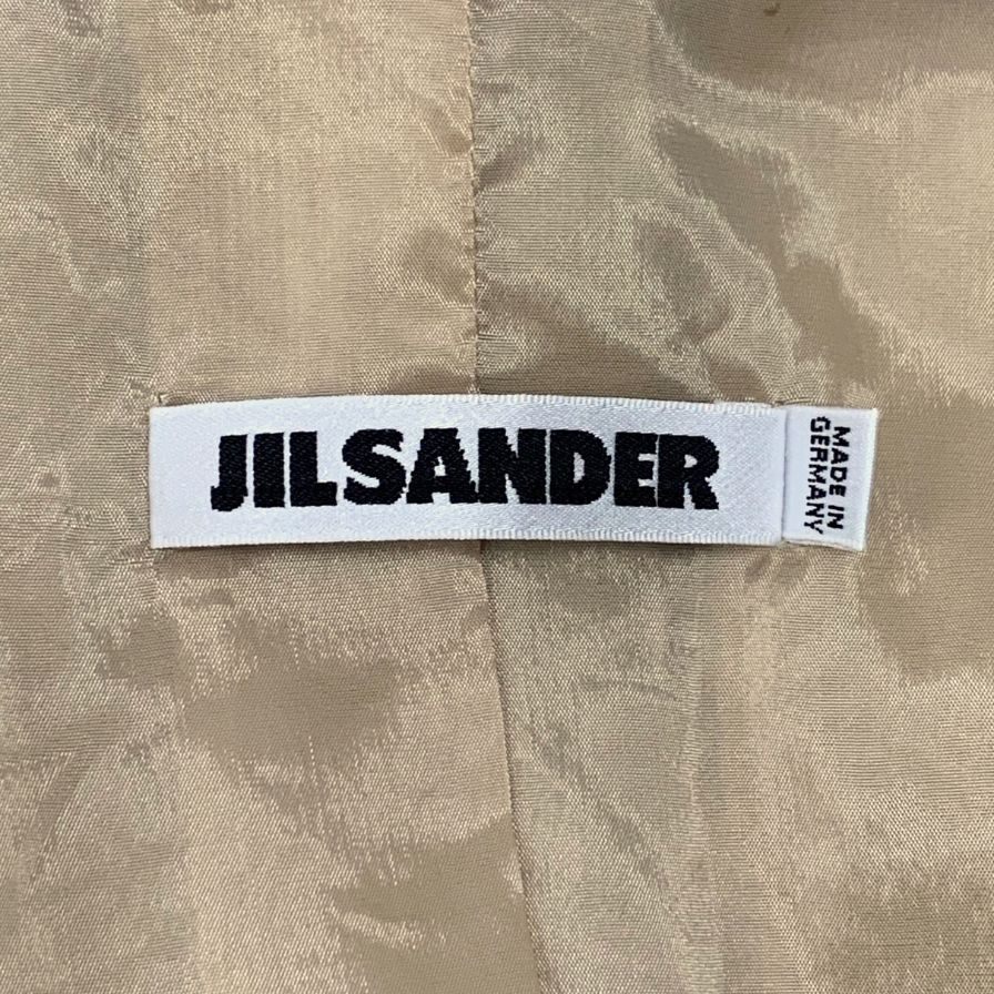 中古◆ジルサンダー テーラードジャケット 2B ベージュ サイズ40 JIL SANDER 【AFB27】