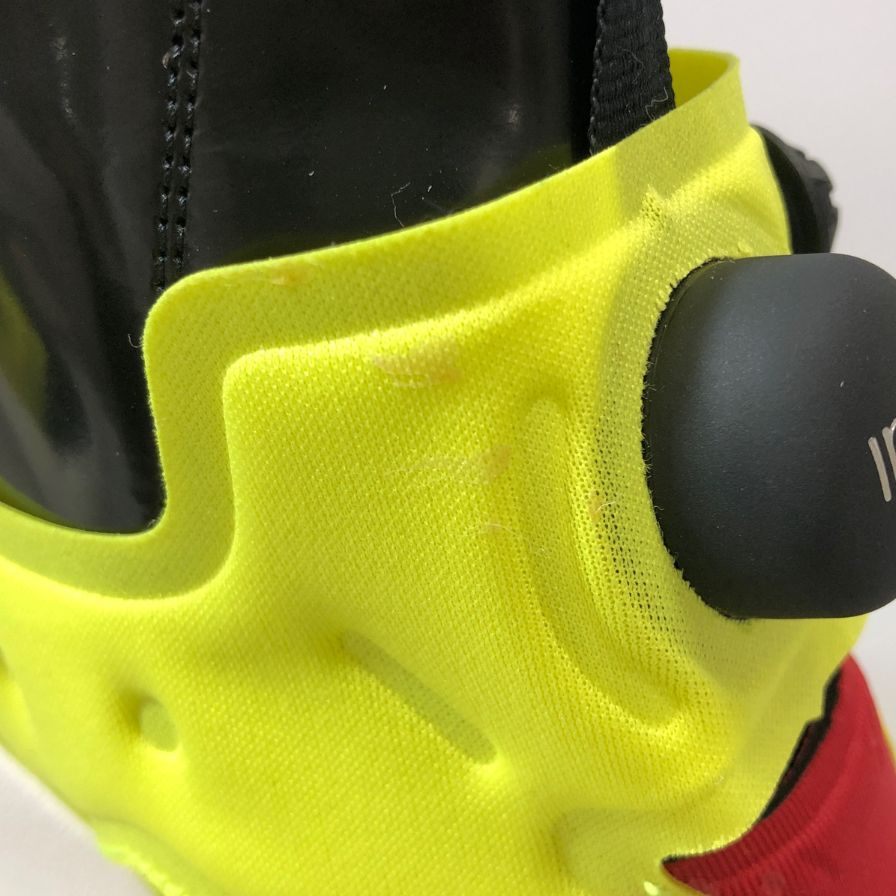 メゾンマルジェラ リーボック スニーカー Tabi Instapump Fury Hi S34WU0023 イエロー系 レディース サイズ35 Maison Margiela Reebok 約21.5cm【AFD8】