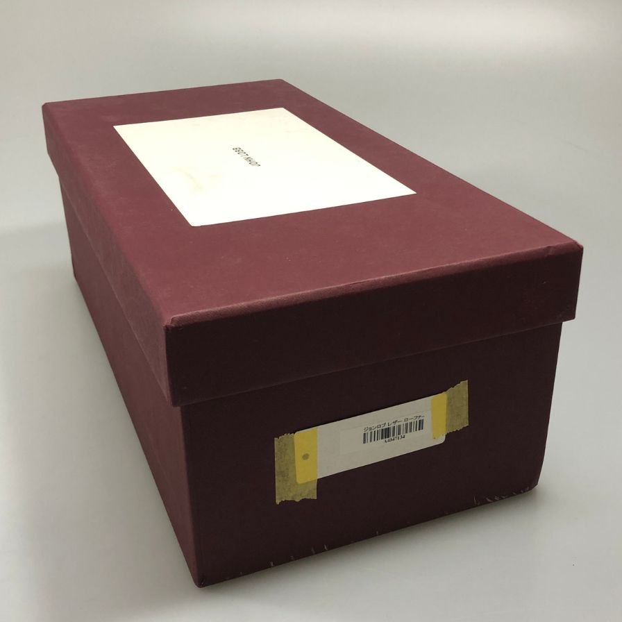 ジョンロブ ローファー フルストラップ フェンコート 4098ラスト レザー メンズ ブラウン サイズ6.5E JOHN LOBB FENCOTE ローファー 約25.5cm【LA】【中古】