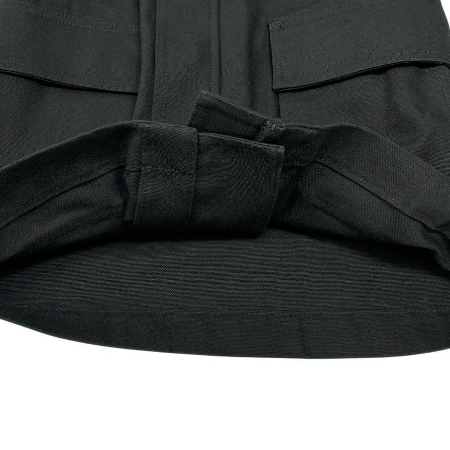 サカイ×カーハート スカート コットン ブラック レディース サイズ0 24ー07191 sacai×CARHARTT【AFB4】