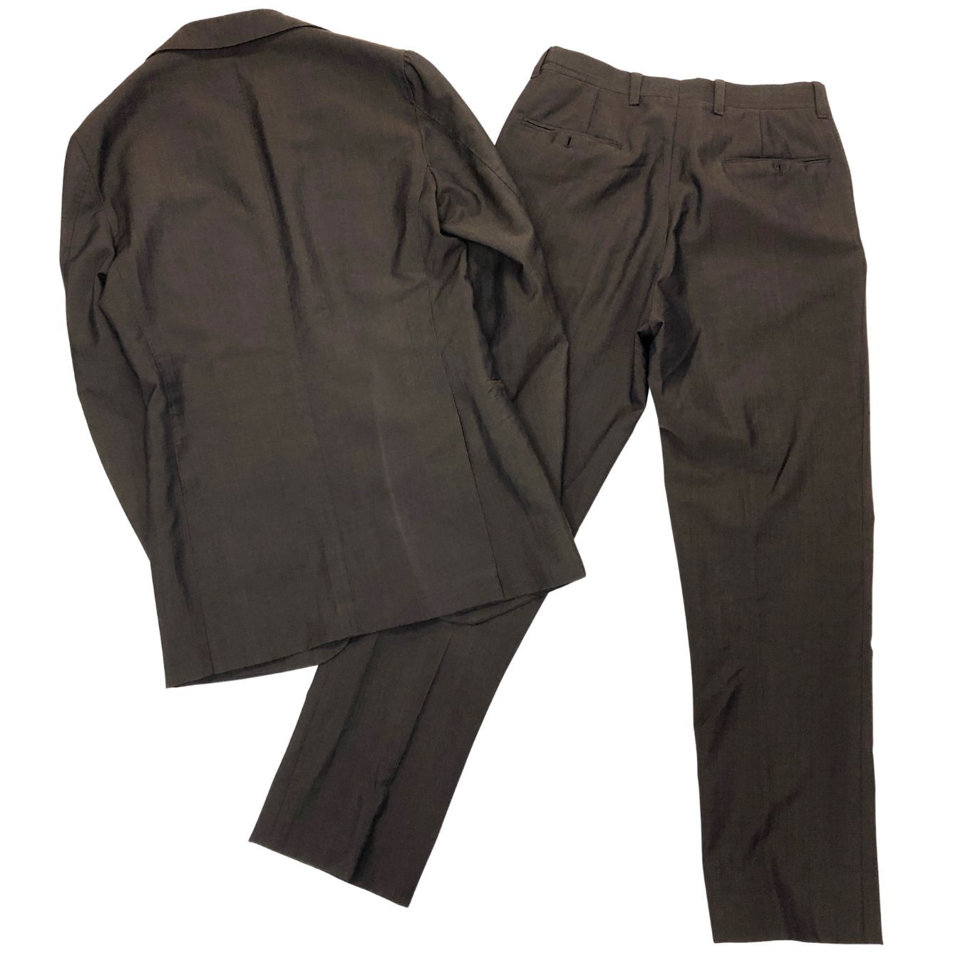 ラベラサルトリアナポレターナ 2B スーツ セットアップ ブラウン サイズ44 メンズ イタリア製 La Vera Sartoria Napoletana【AFB36】