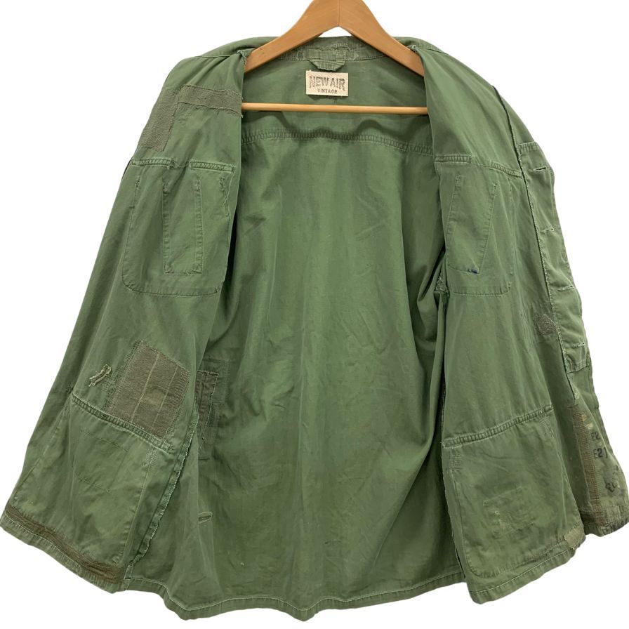 中古◆ニューエアーヴィンテージ ジャングルファティーグ ジャケット USミリタリー カーキ メンズ サイズ不明 NEW AIR VINTAGE JUNGLE FATIGUE JACKET 【AFB35】
