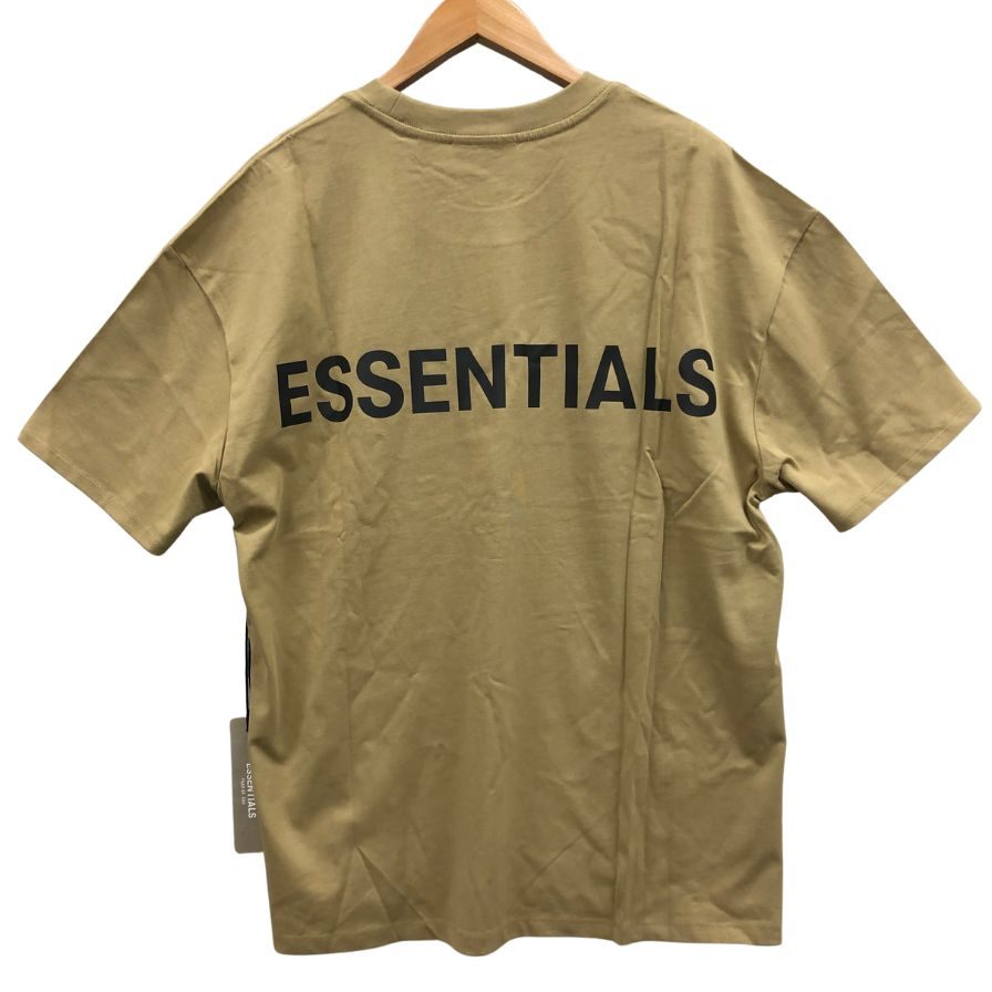 新品同様◆エフオージー エッセンシャルズ Tシャツ バックロゴ メンズ サイズL ベージュ系 FOG ESSENTIALS 【AFB23】