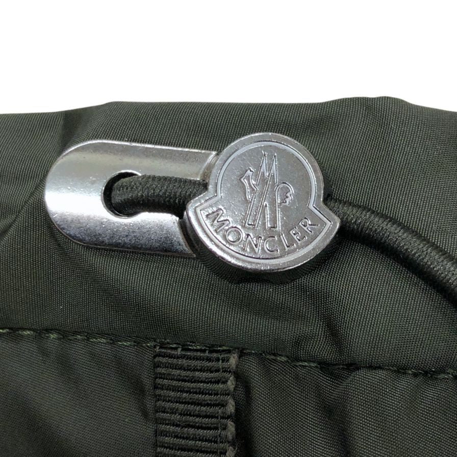 モンクレール 20SS GONNA ナイロンプリーツスカート サイズ38 レディース カーキ F20932071200 MONCLER【AFB38】