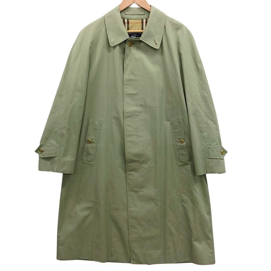 バーバリー バルカラーコート 85年製 旧タグ イングランド製 オリーブ メンズ サイズ46 Burberry【LA】
