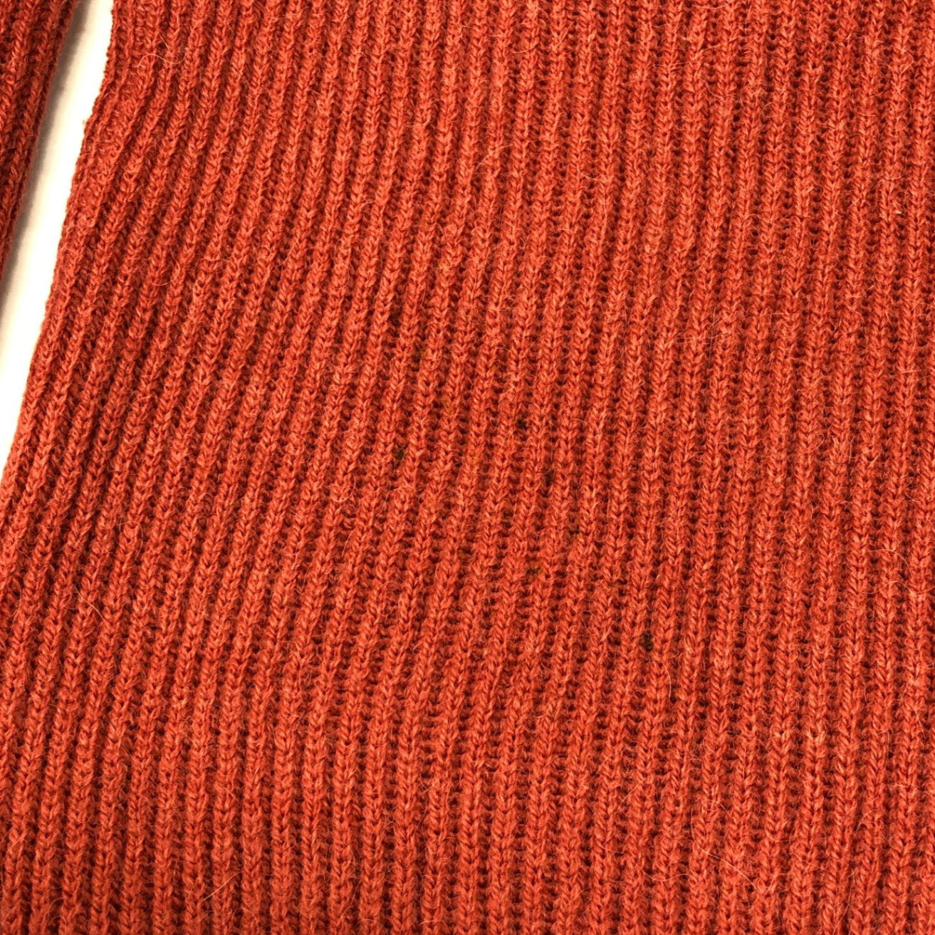 美品◆メゾン マルジェラ ニットセーター ケーブル リブ編み 16AW ポケット S50HA0641 オレンジ系 サイズ M メンズ Maison Margiela 【AFB27】