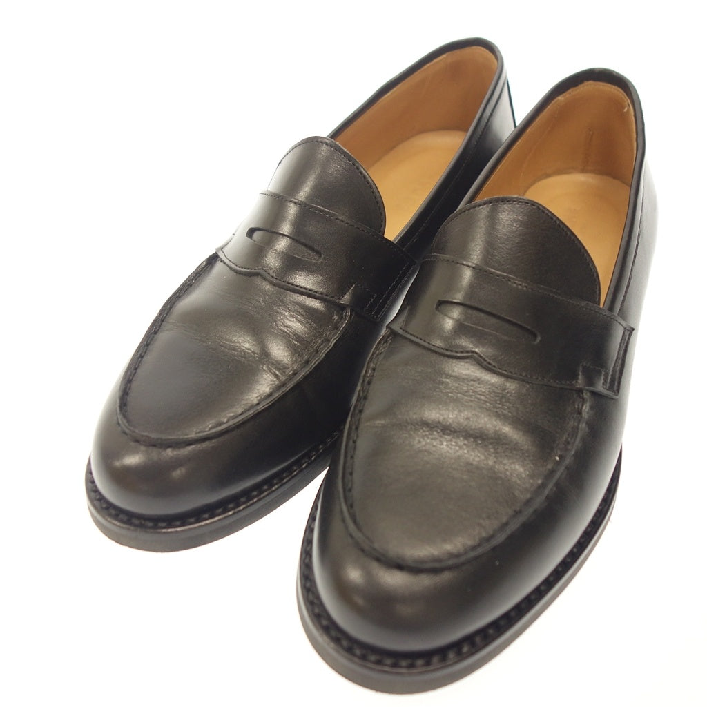 極美品◆ラポシェ レザーシューズ ペニーローファー KATE ダッチタロエ メンズ ブラック サイズUS8 LAPOCHE【AFD2】