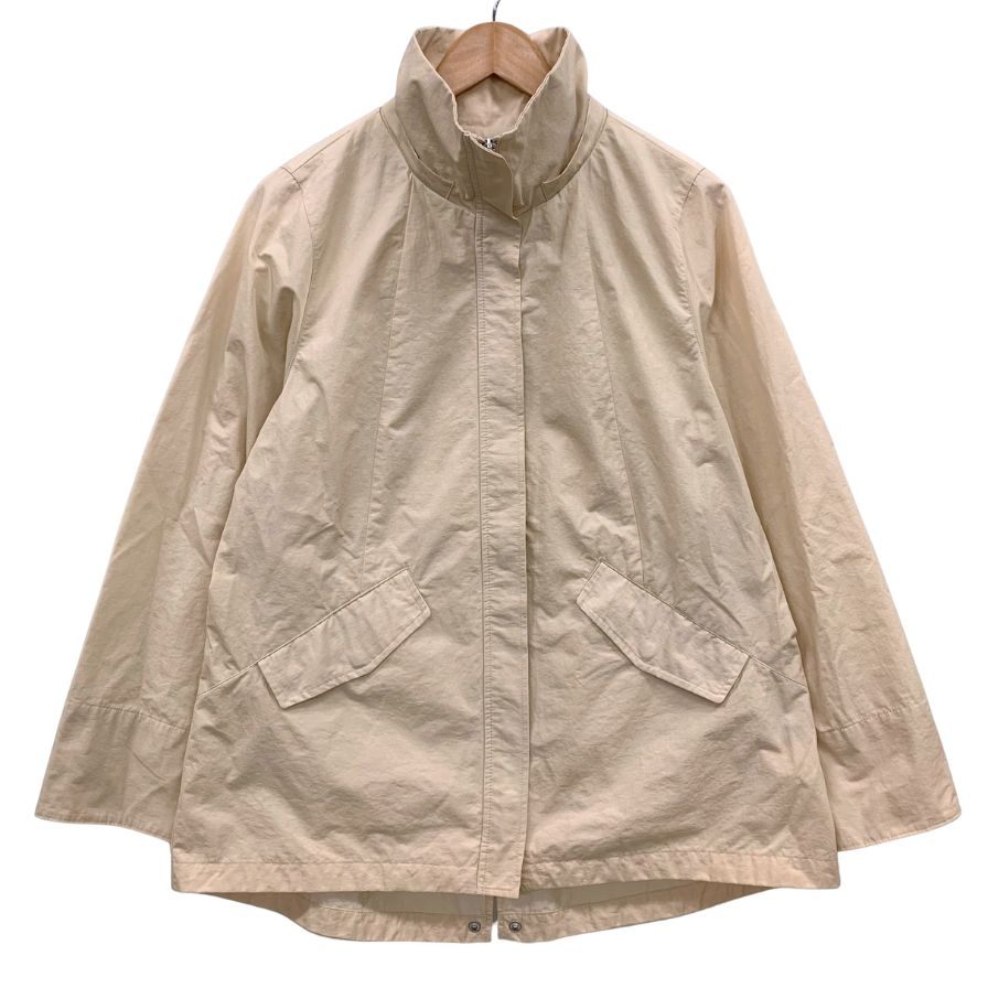 美品◆ミーニャキラキラ ナイロンジャケット ベージュ レディース サイズL MINHA KILA KILA 【AFB15】