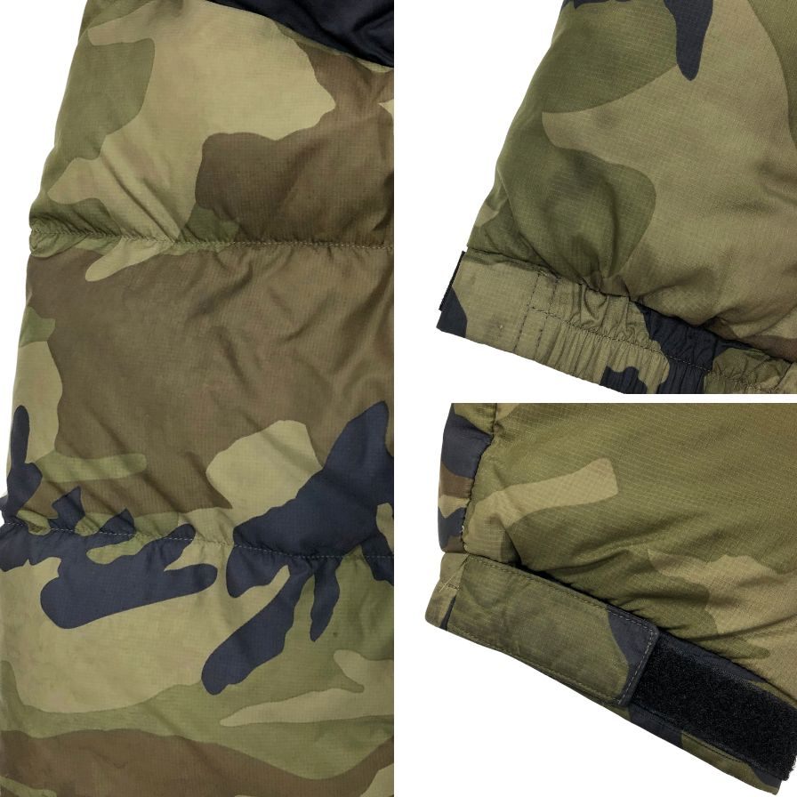 中古◆ザ ノースフェイス ダウンジャケット ノベルティー ヌプシ ND92336 サイズXL 迷彩柄 THE NORTH FACE 【AFA17】